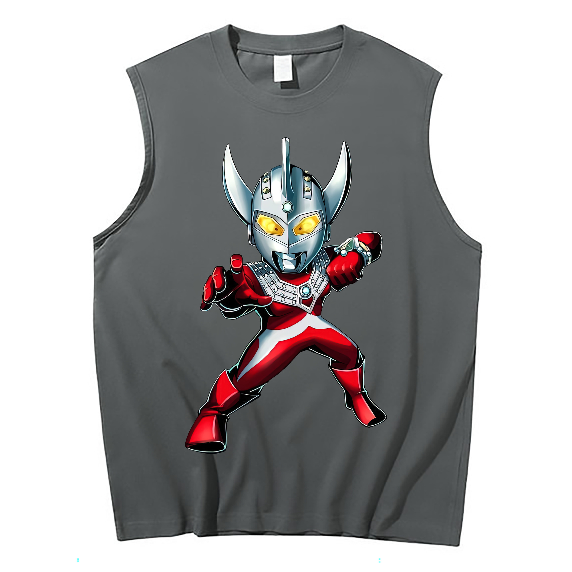 （画像用） ウルトラマン Ultraman コットン100％タンクトップ（フロントプリント）